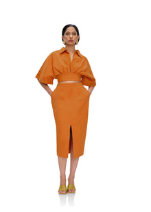 Alu Crop Top | Orange