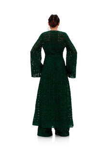 Ndu Lace Kimono | Green