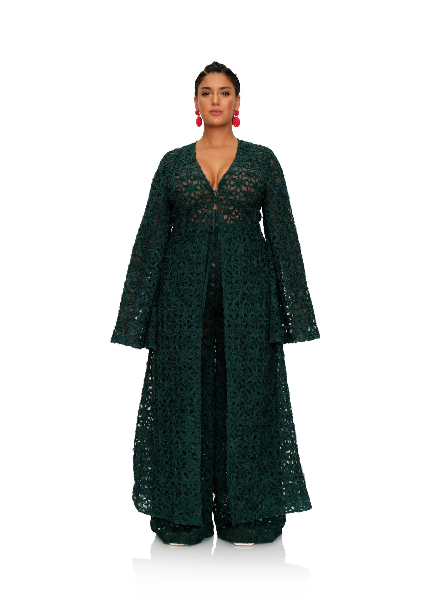 Ndu Lace Pants | Green