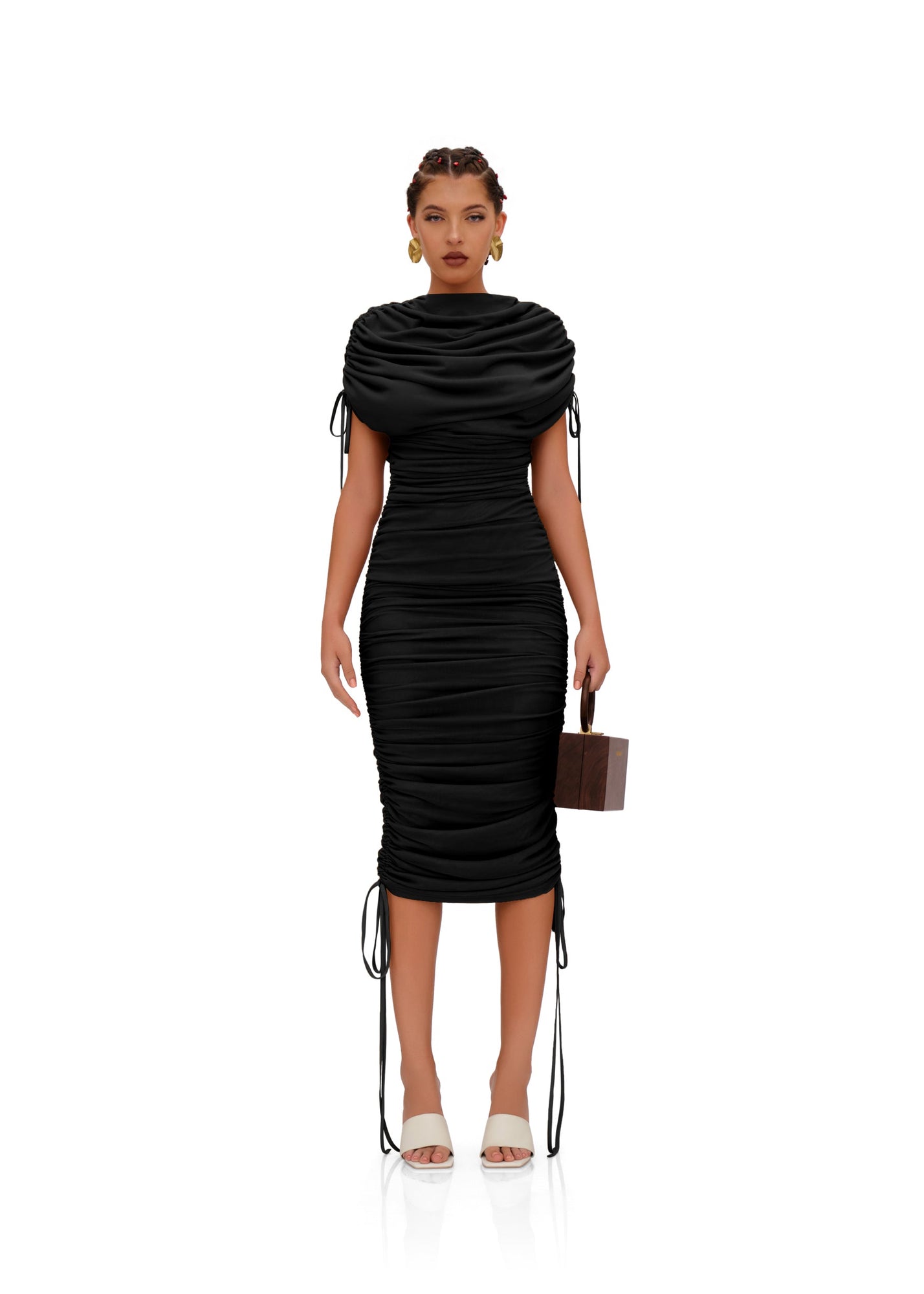 Ratu Mesh Dress | Black