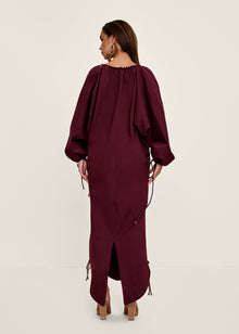 Meta Maxi Dress | Dark Plum