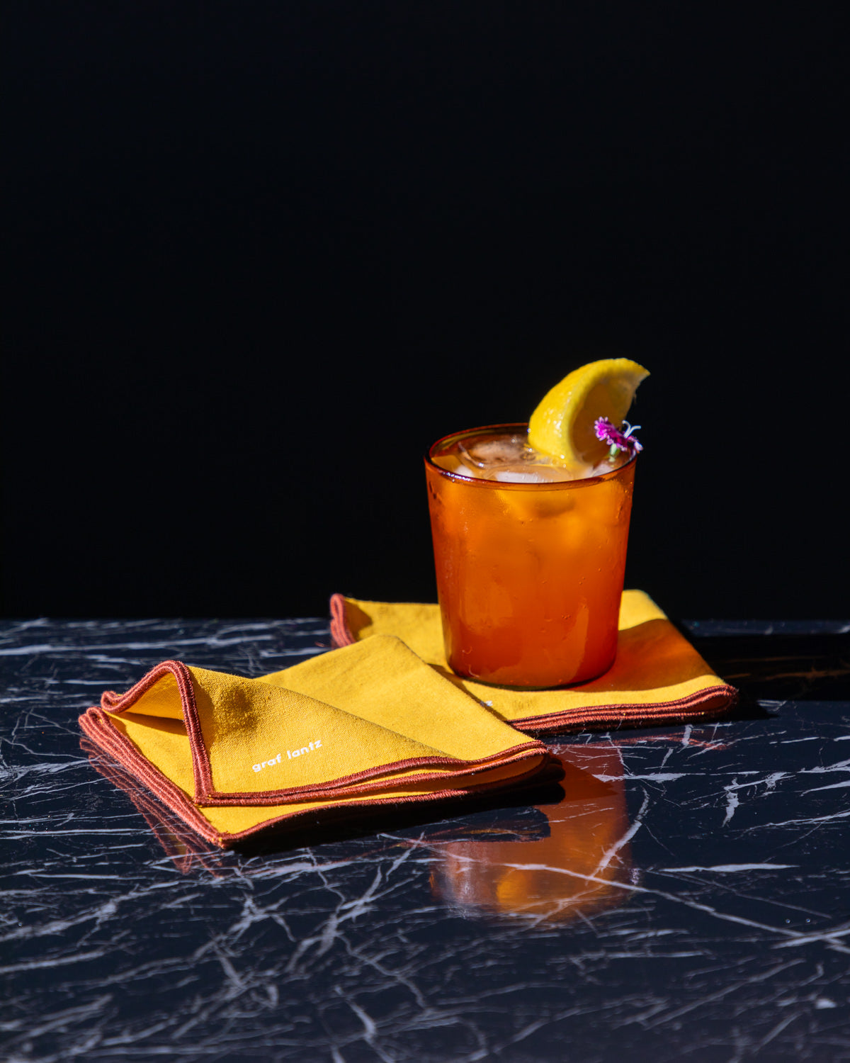 Asa Hemp Cocktail Napkin 4 Pack | Hemp Dijon