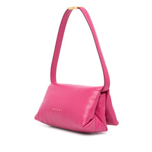 Marni | Pre-Owned Small Leather Prisma Crossbody | Pink/Hot Pink