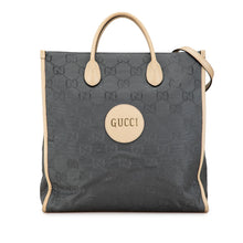 Gucci | Pre-Owned Medium GG Nylon Off the Grid Convertible Tote | Gray/Dark Gray