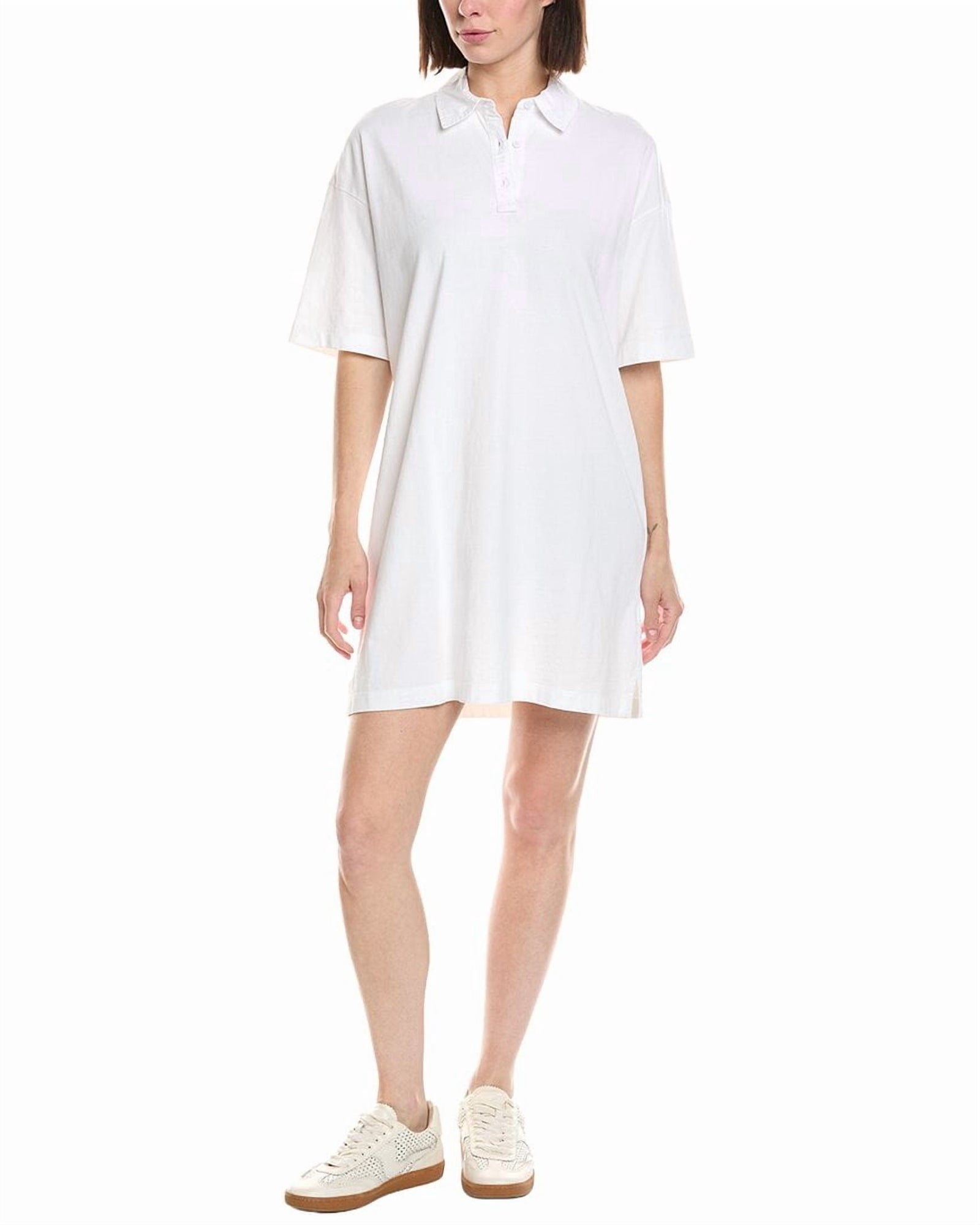 ATM Anthony Thomas Melillo | Womens | Heavyweight Jersey Mixed media Dress | White