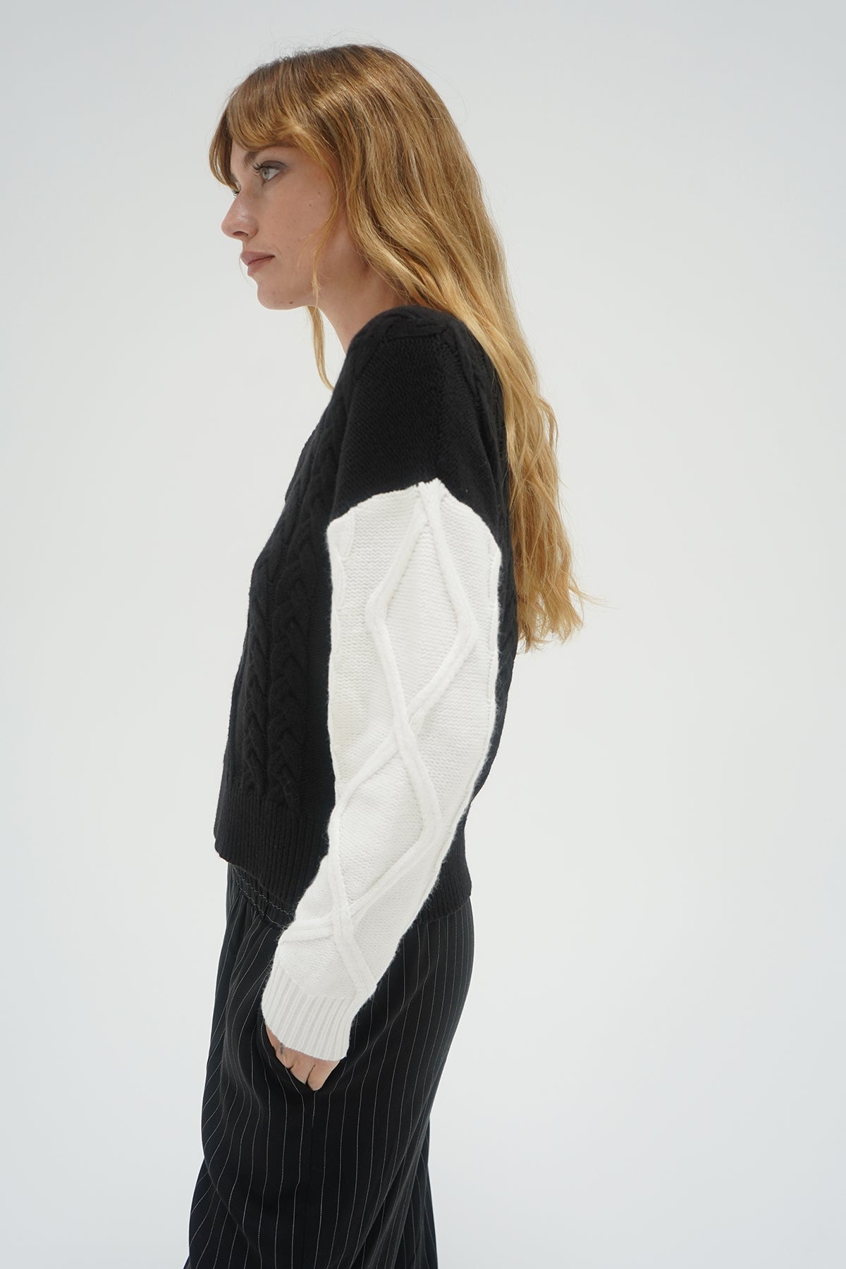 Women | Atticus V Neck Sweater | Ivory