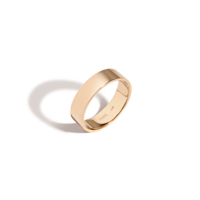 Modern Cigar Band Vermeil Yellow Gold 14K Yellow Gold 18K Yellow Gold First