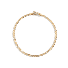 Medium Curb Chain Bracelet Vermeil 14K Yellow Gold