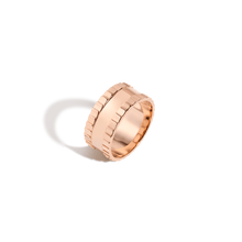 Infinity Cigar Band Vermeil Rose Gold 14K Rose Gold 18K Rose Gold First