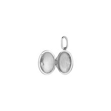 Infinity Locket Pendant Vermeil White Gold