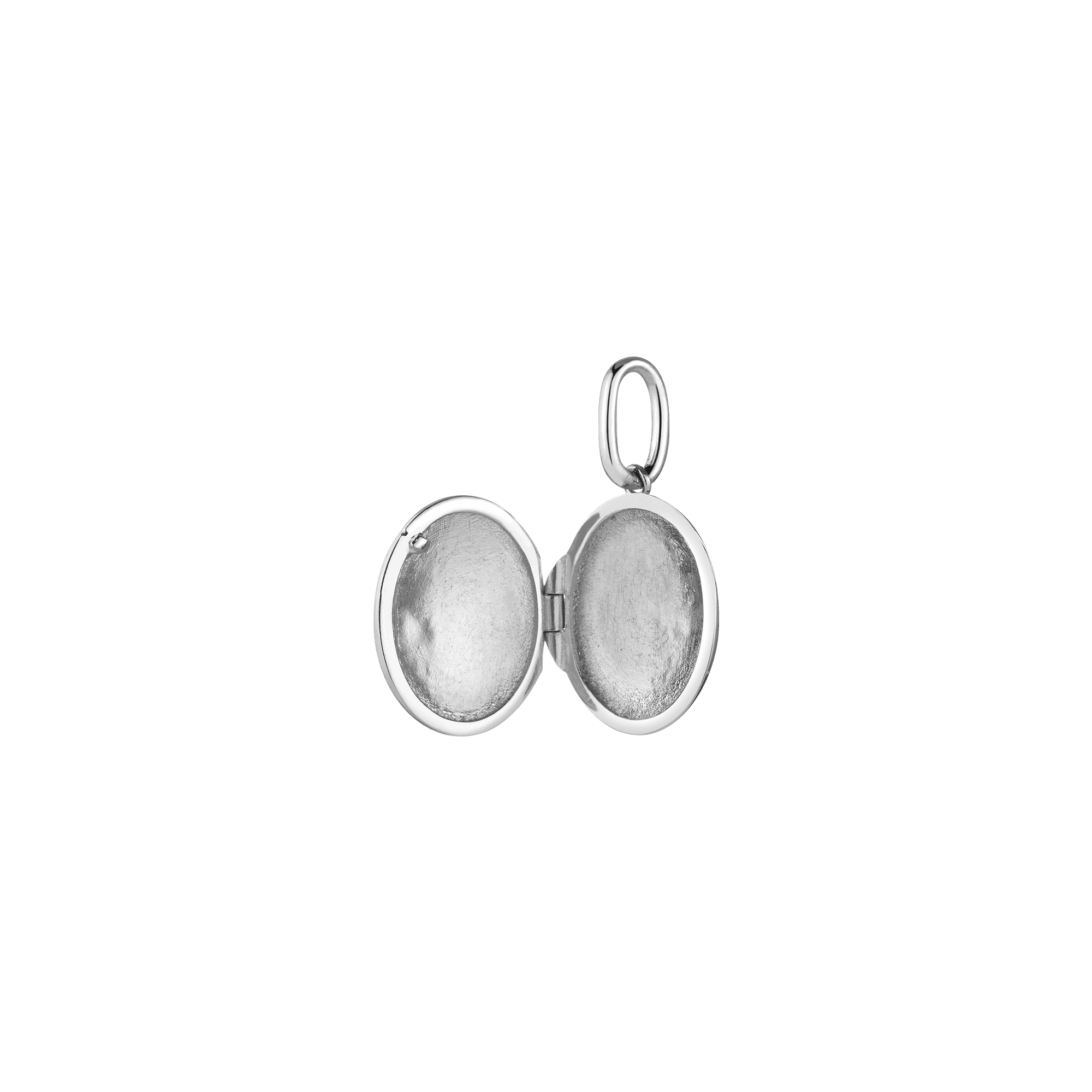 Infinity Locket Pendant Vermeil White Gold