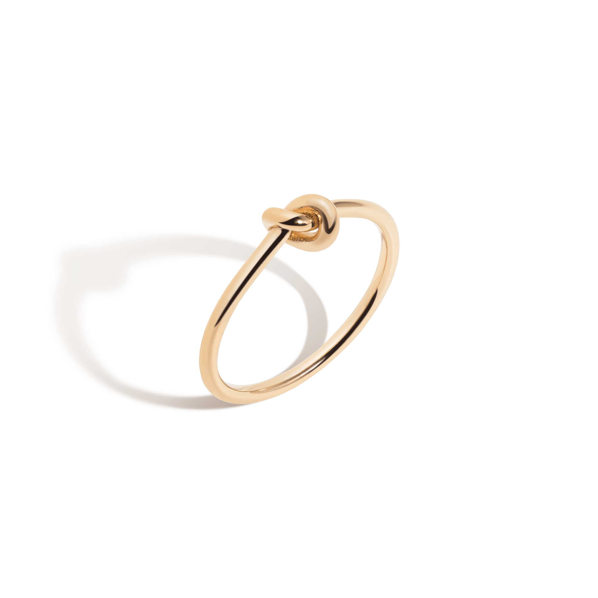 Gold Knot Ring Vermeil 14k 18k Yellow Gold First
