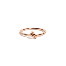 Gold Knot Ring Vermeil 14k 18k Rose Gold