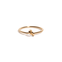 Gold Knot Ring Vermeil 14k 18k Yellow Gold