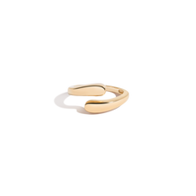 Ellipse Ring Vermeil Yellow Gold First