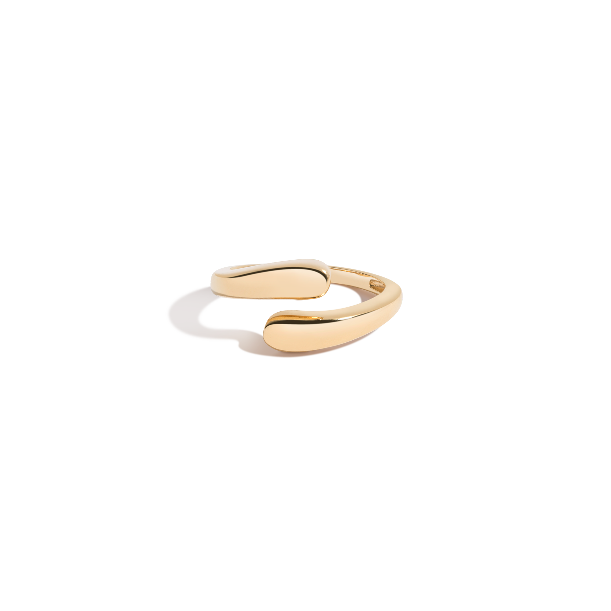 Ellipse Ring Vermeil Yellow Gold First