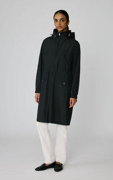 Azarya Packable Utility Coat | Black