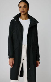 Azarya Packable Utility Coat | Black