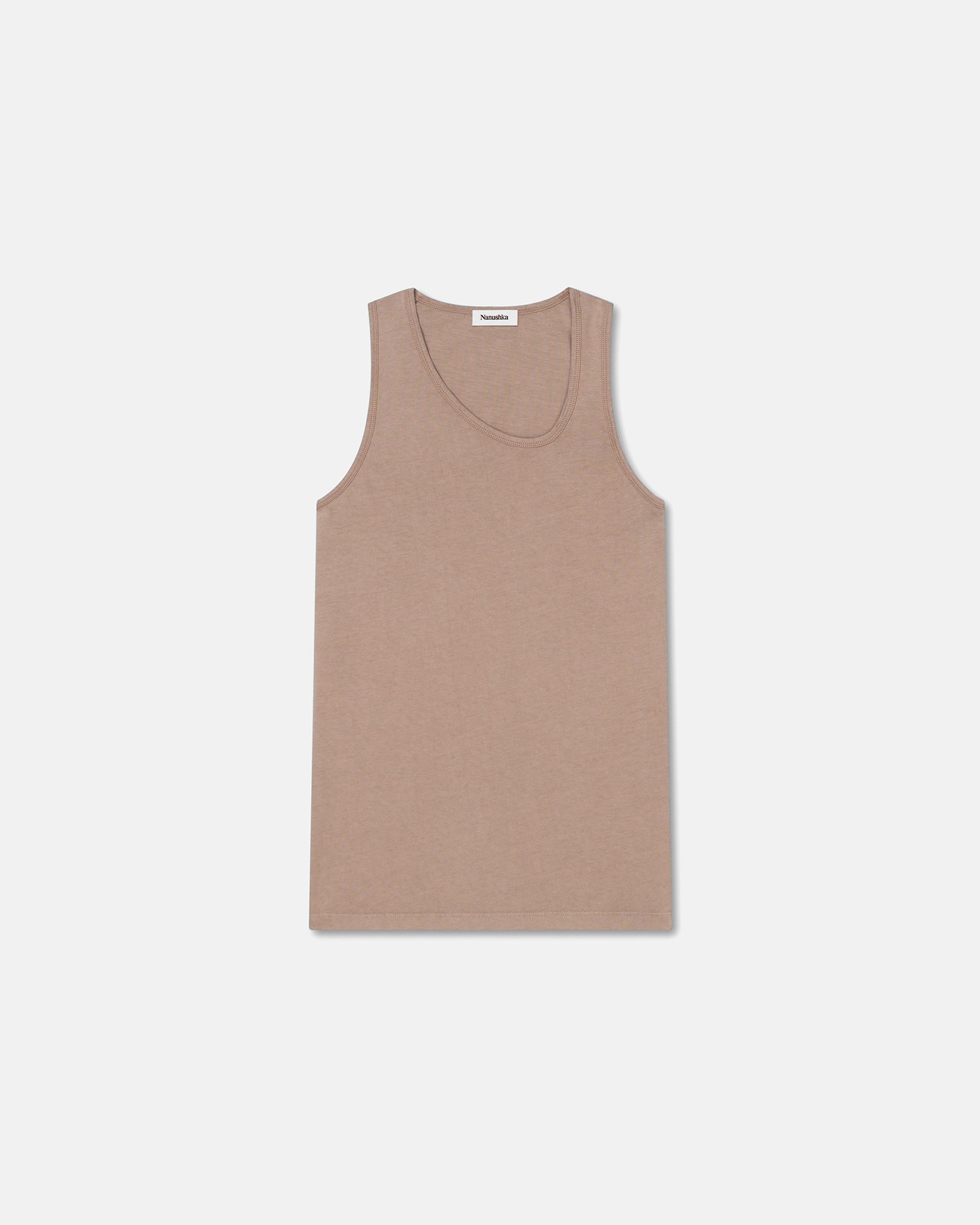 Aziz Organically Grown Cotton Tank Top | Nut