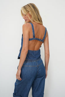 Women | Jordyn Top | Soft Denim