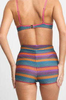 Women | Tori Swim Shorts | Ace Ribbed Shimmer
