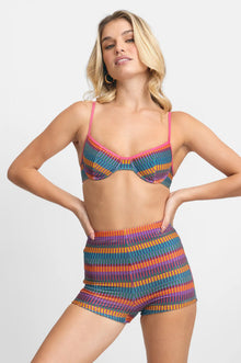 Women | Tori Swim Shorts | Ace Ribbed Shimmer