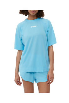 Active Mesh T Shirt | Ethereal Blue