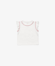 Girls | Adrian Baby Shirt | White/Pink