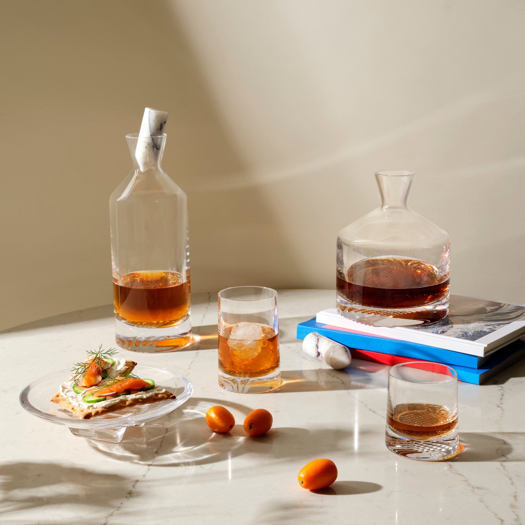 Alba Whisky Sof Glasses | Clear Crystal | Set of 2