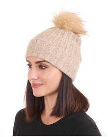 Amicale Cashmere | Women | Women's Hat | Oatmeal
