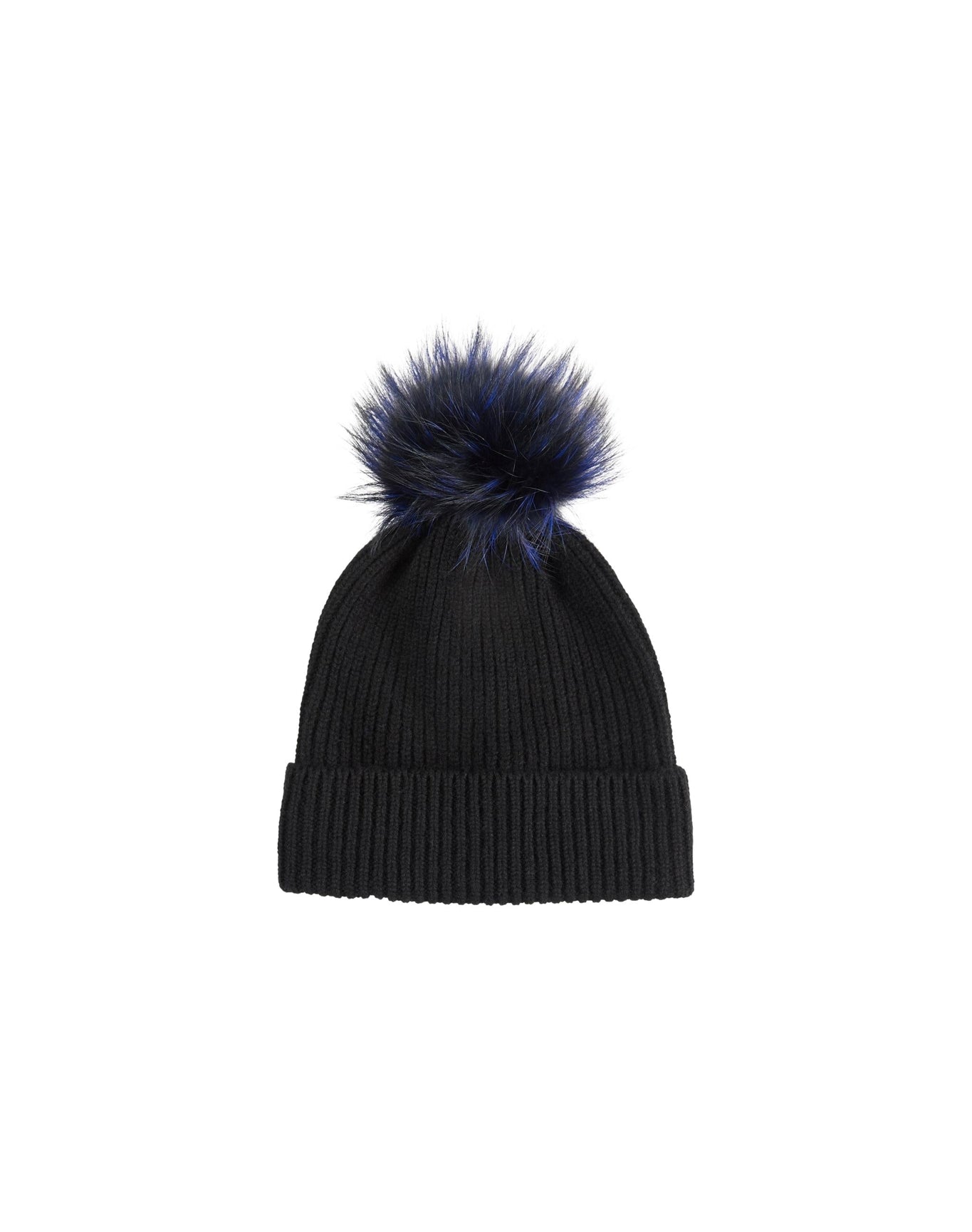 Amicale Cashmere | Women | Hat | Black x Blue