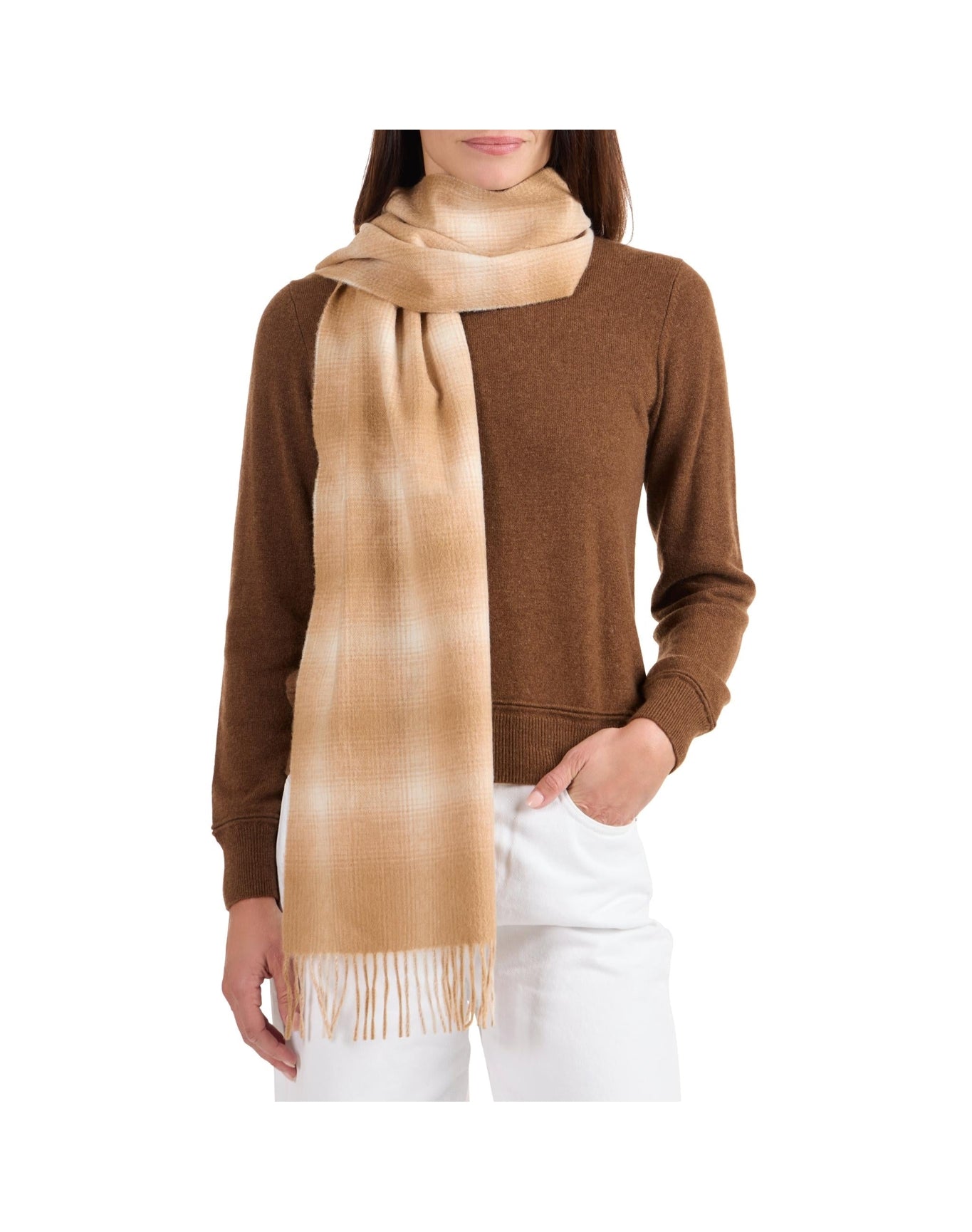 Amicale Cashmere | Women | Scarf | Camel