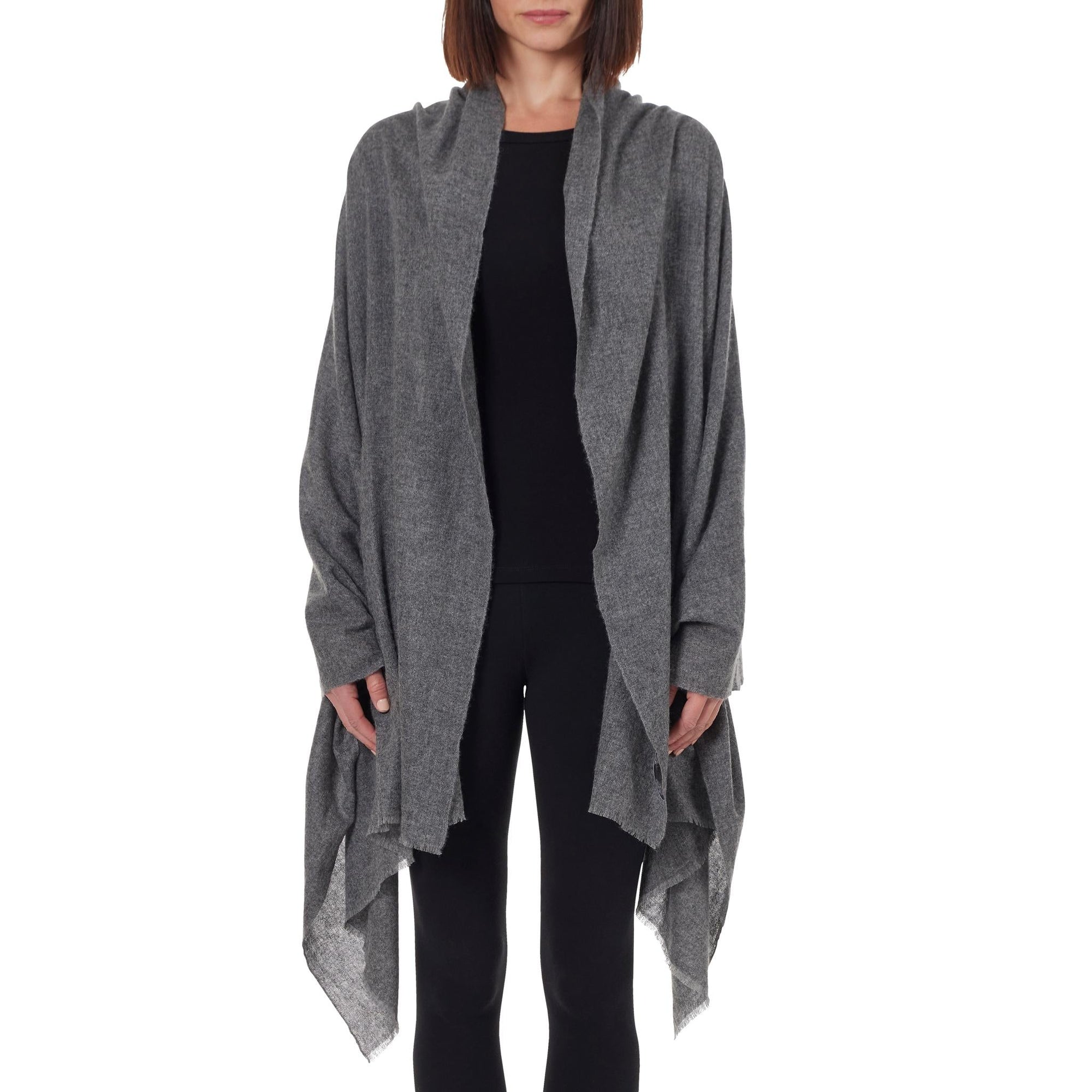 Amicale Cashmere | Women | Women's Wrap | Grey