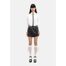 Tweed Shorts | Women | Black x White