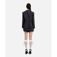 Tweed Suit Jacket | Women | Black x White