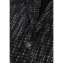 Tweed Suit Jacket | Women | Black x White