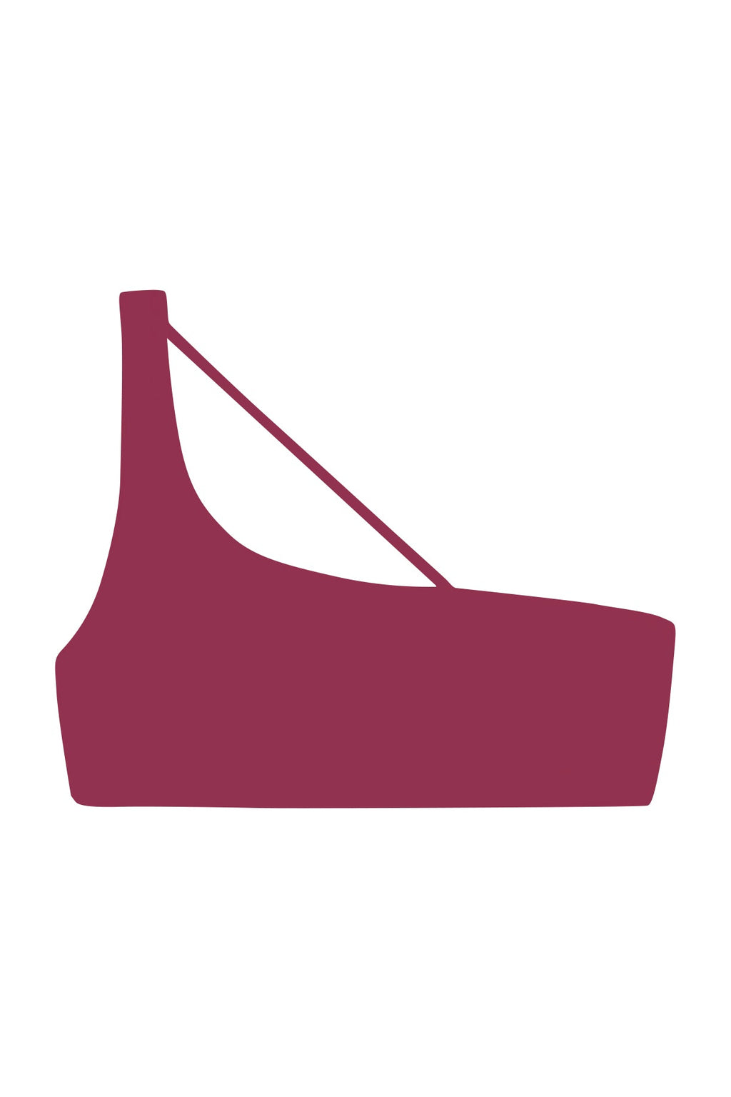 Apex One Shoulder Top | Rose Sheen