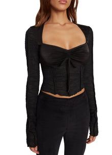 Womens | Archangel Swirl Top | Black