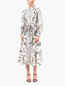 Garden Cotton Shirtdress | Stone