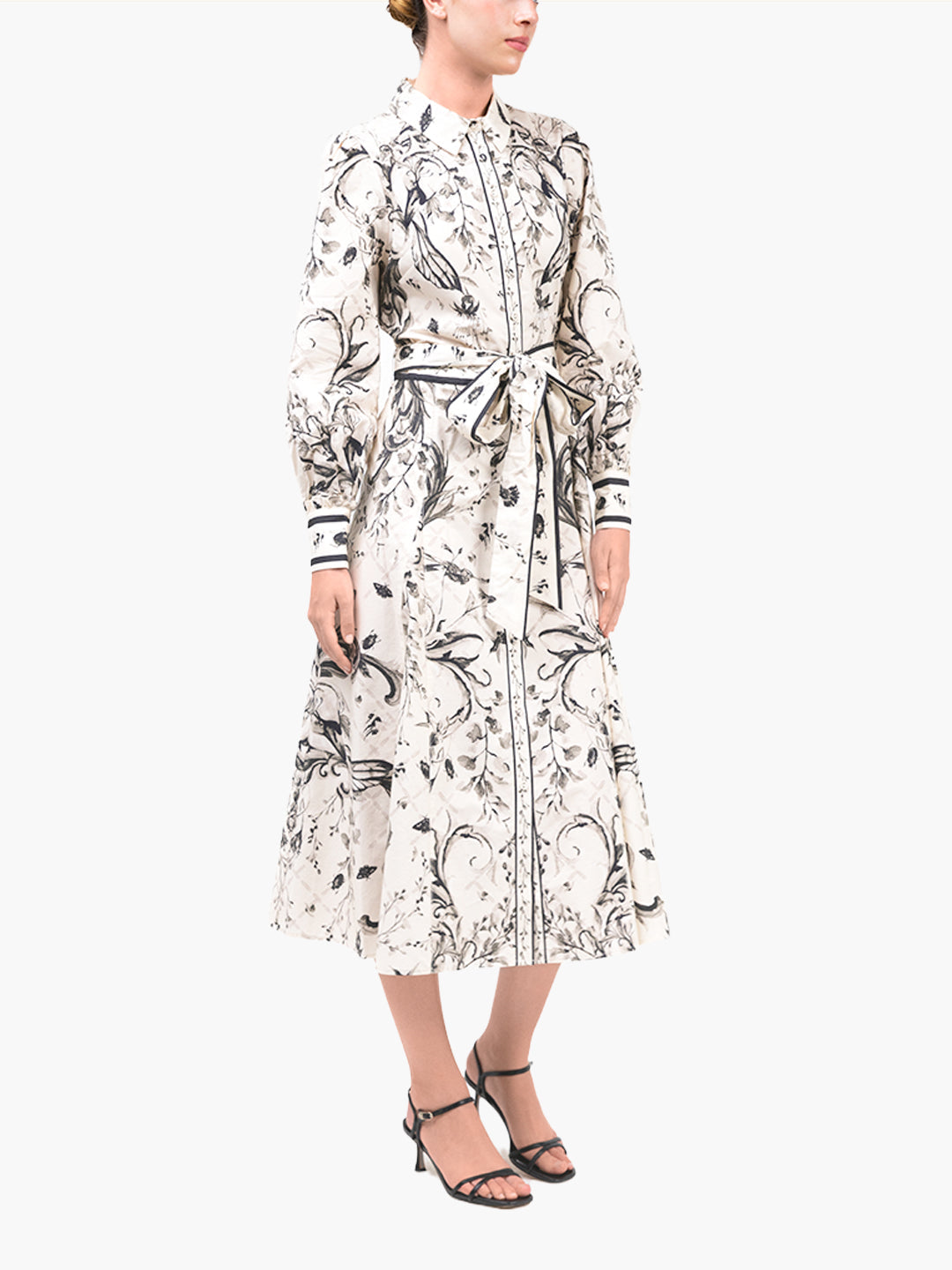 Garden Cotton Shirtdress | Stone