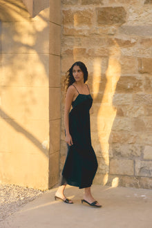 Aya | Astrid Organic Cotton Foldover Dress in Size Small
