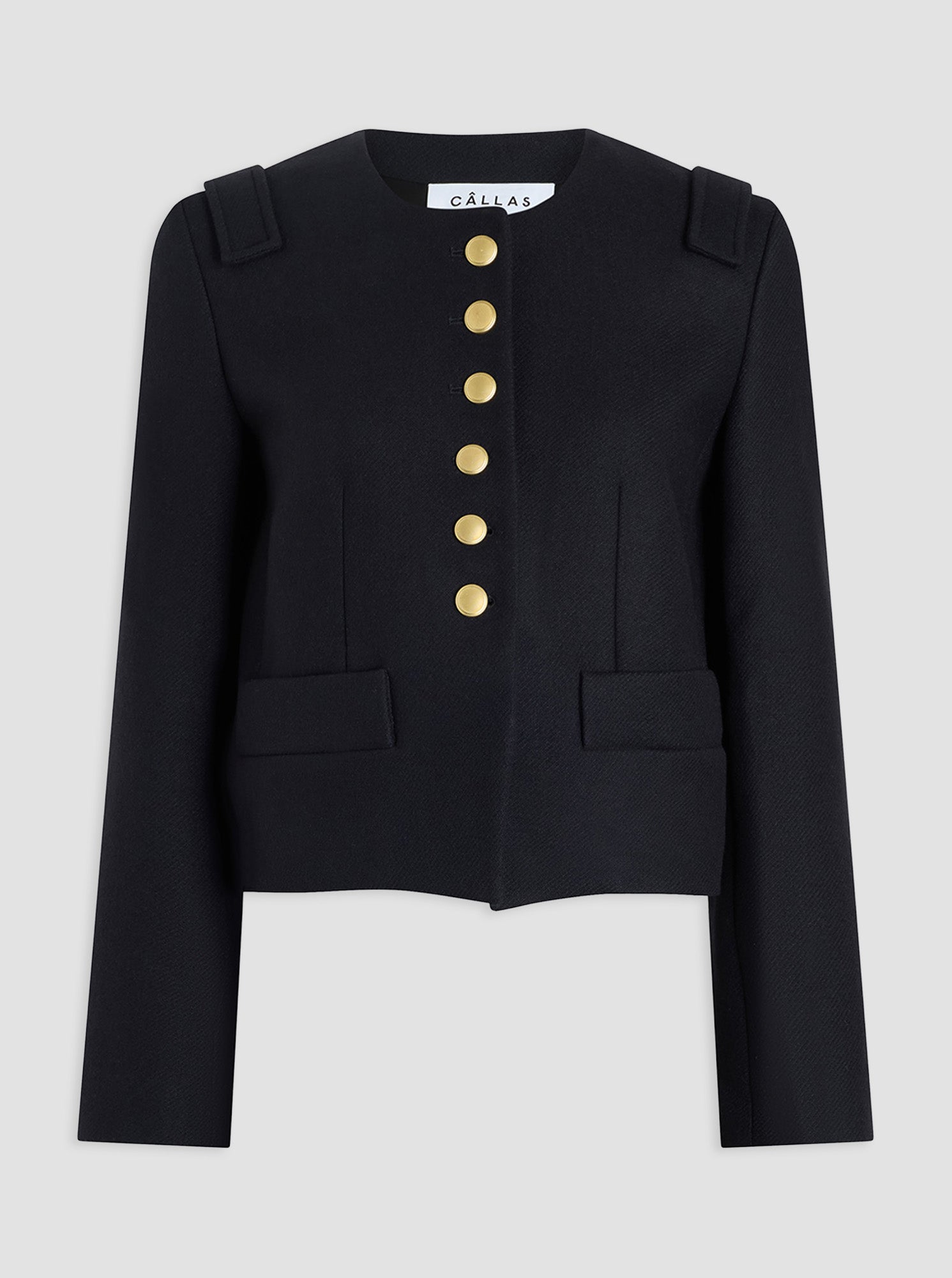 Aubrey Cropped Jacket | Navy