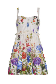 Audrey Dress | Bloom Border Egret