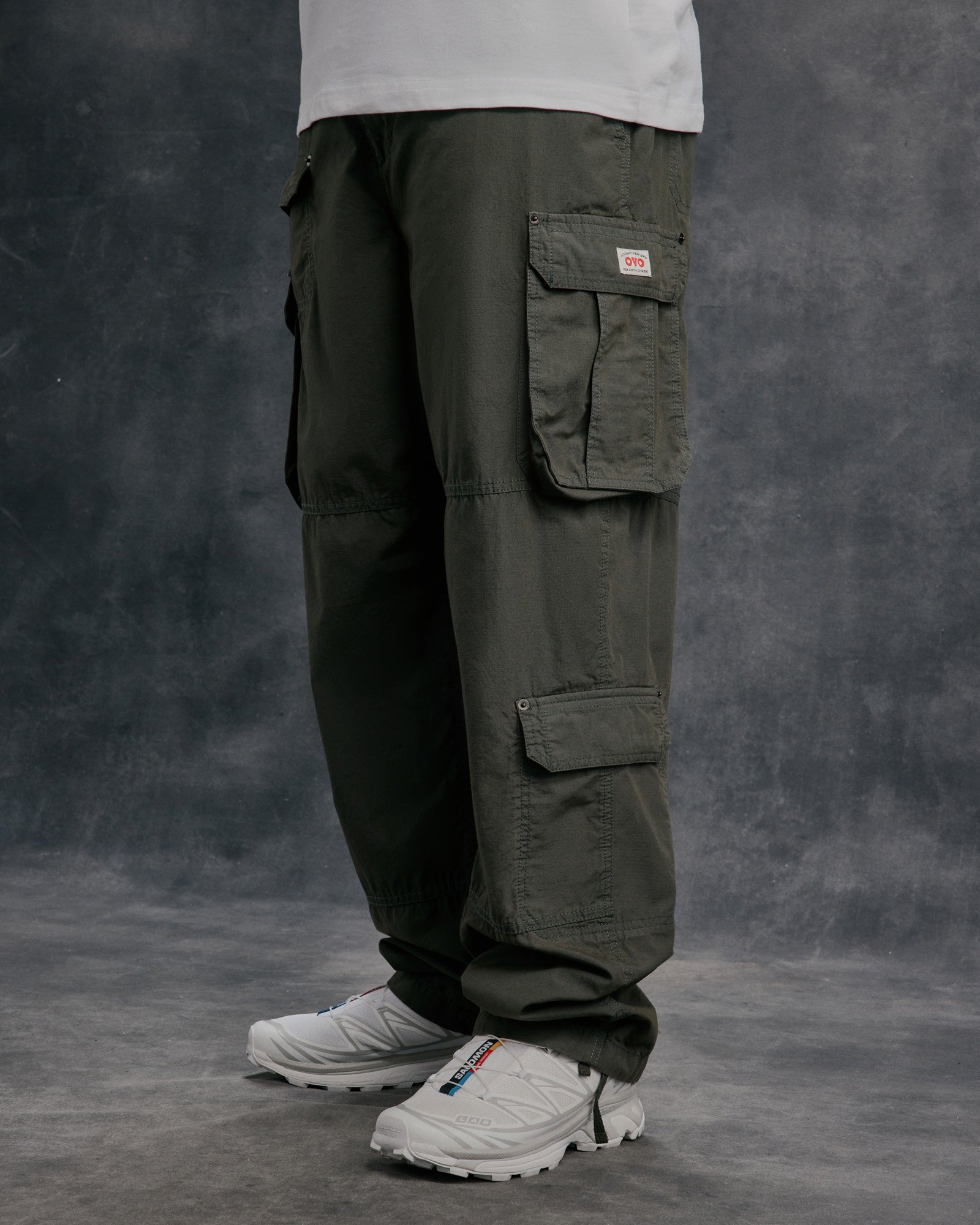 Mens | Multi Pocket Cargo Pant | Olive
