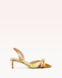 Alexandre Birman | Clarita Slingback 60 Floral Yellow | Yellow