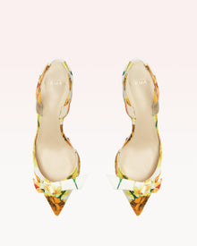 Alexandre Birman | Clarita Slingback 60 Floral Yellow | Yellow