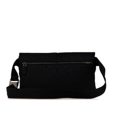 Gucci | Pre-Owned GG Canvas Double Pocket Belt Bag | Black