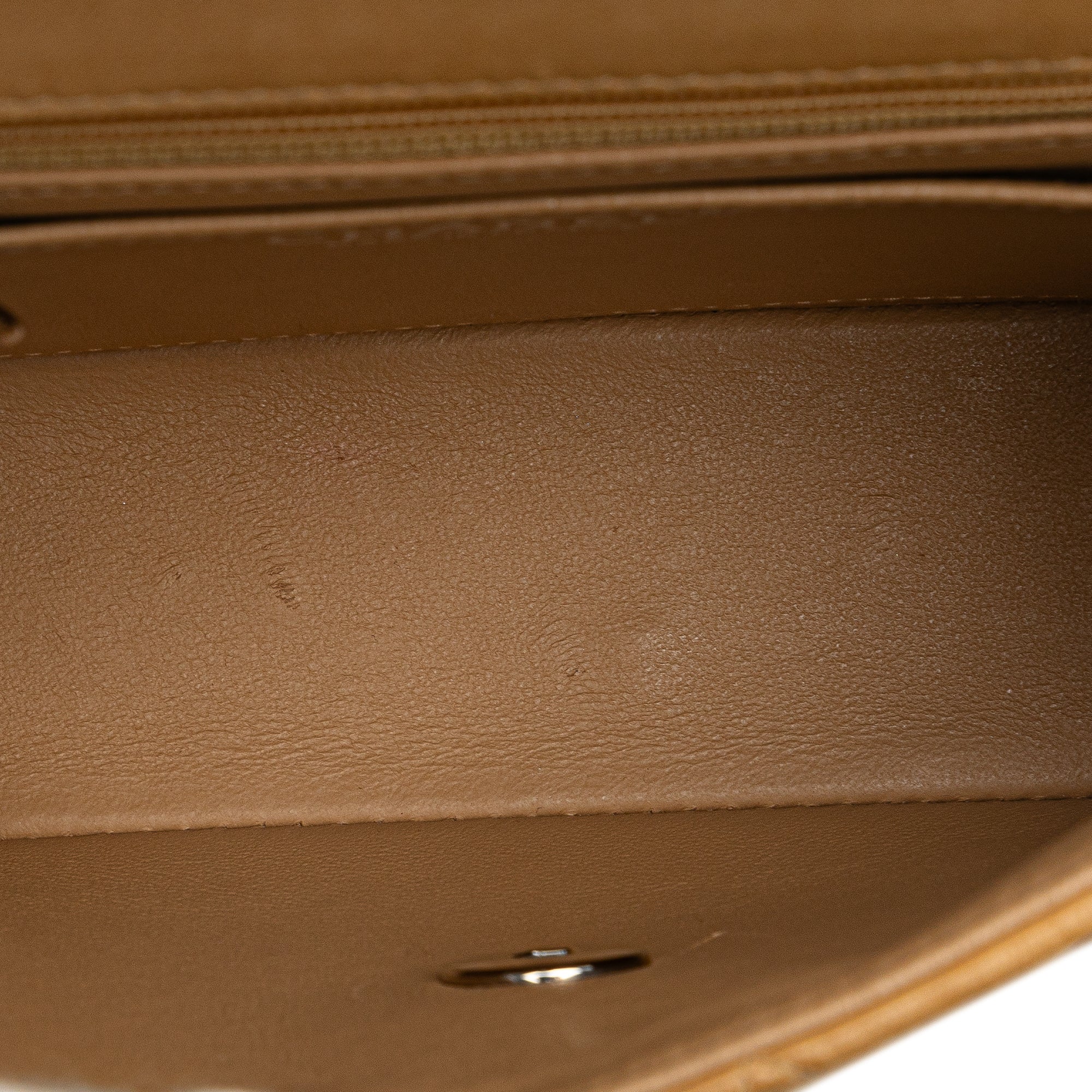 Chanel | Pre-Owned Mini Square Classic Lambskin Single Flap | Brown/Light Brown