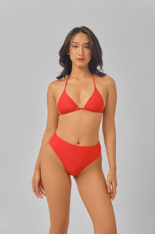 Women | Triangle Top | Shanghai Red
