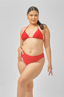 Women | Triangle Top | Shanghai Red